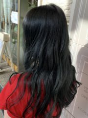 ブリーチなしのブルーブラック Hair S Lunetta Caf Official Site ヘアーズルネッタ カフ